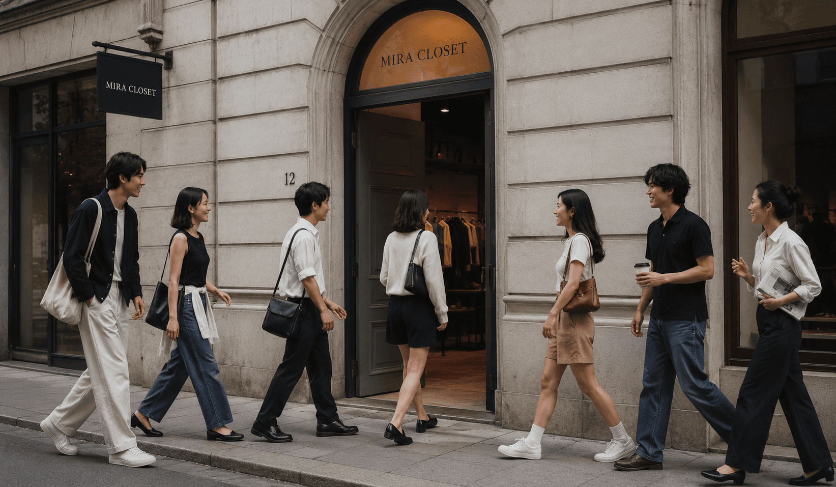 Mira Closet storefront street