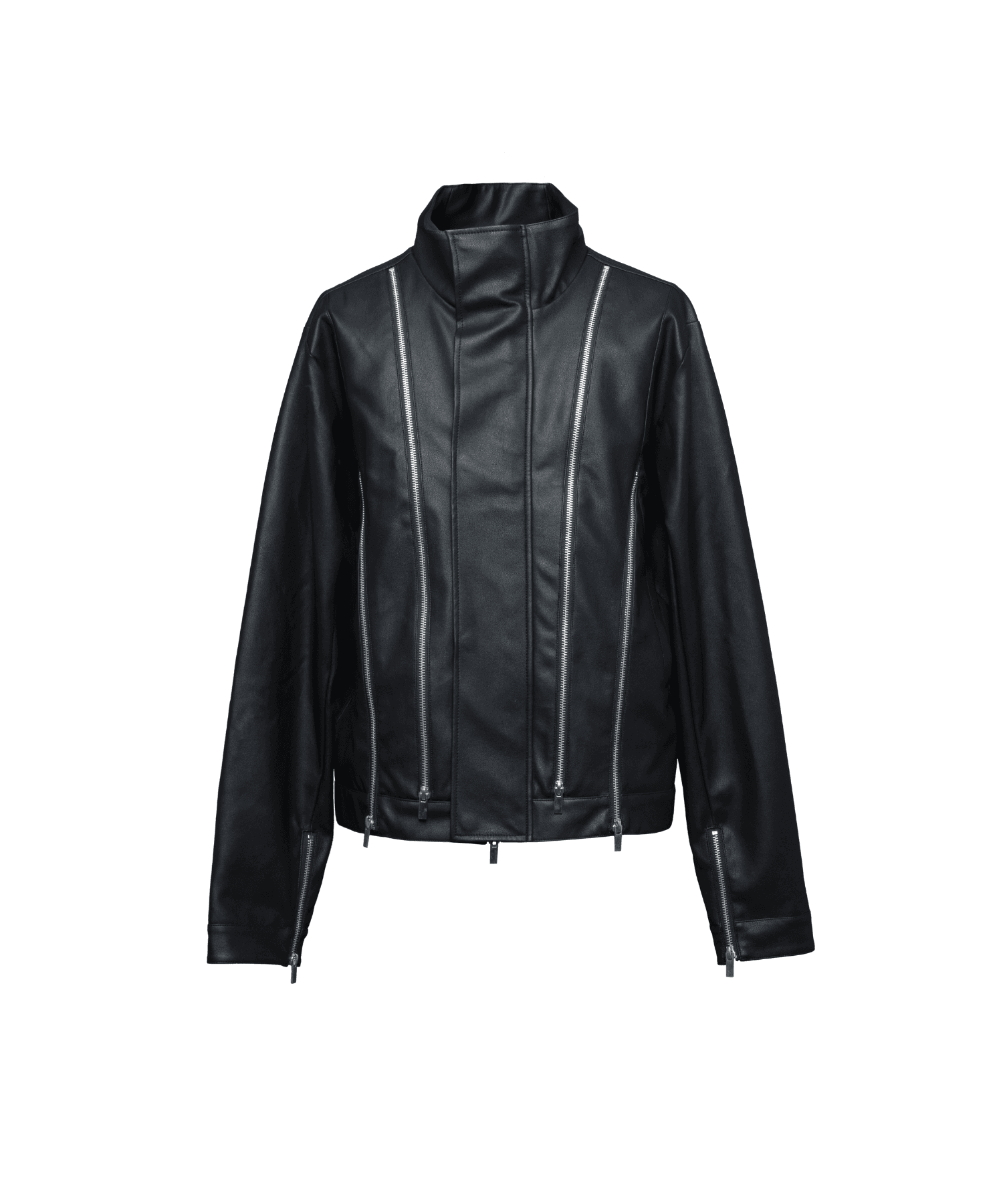 Leather Zipped Jacket