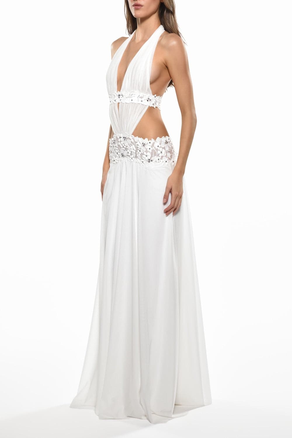 English Garden Halter Gown 2