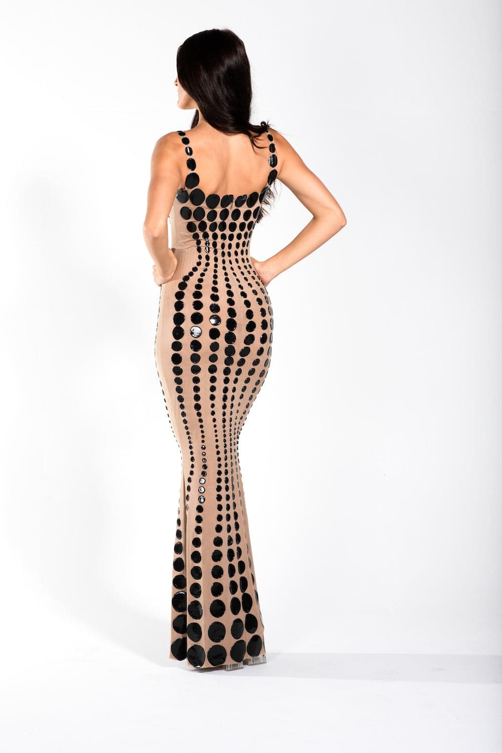 Ender Bubbles Black/Nude Gown 3