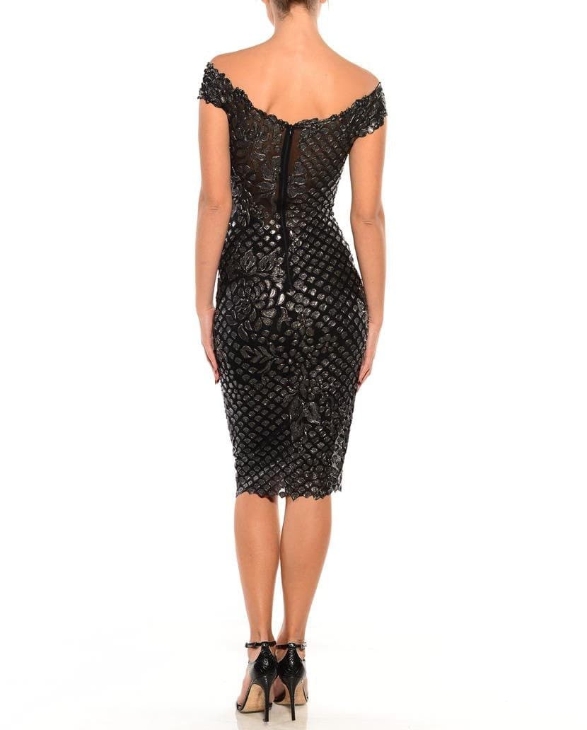 Knee Length Off The Shoulder Dress 3