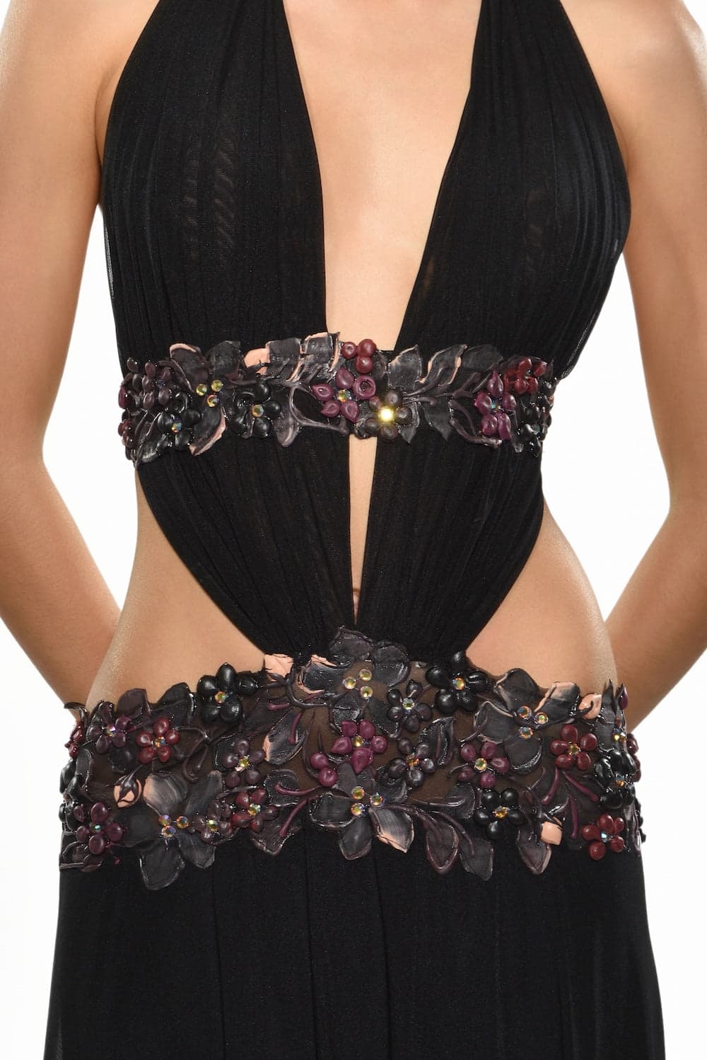 English Garden Halter Gown 3