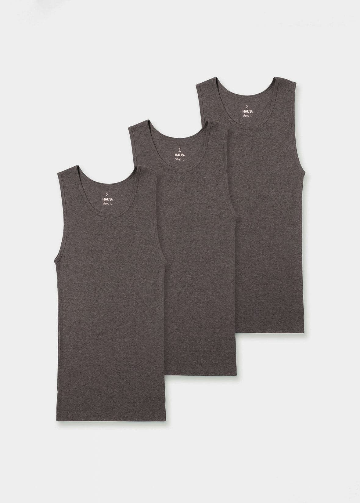 Premium Ultra-Soft Cotton Fitted Tank 3 Pack 3