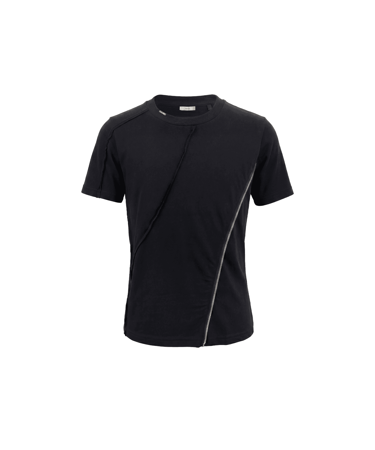 Diagonal Zip T-Shirt
