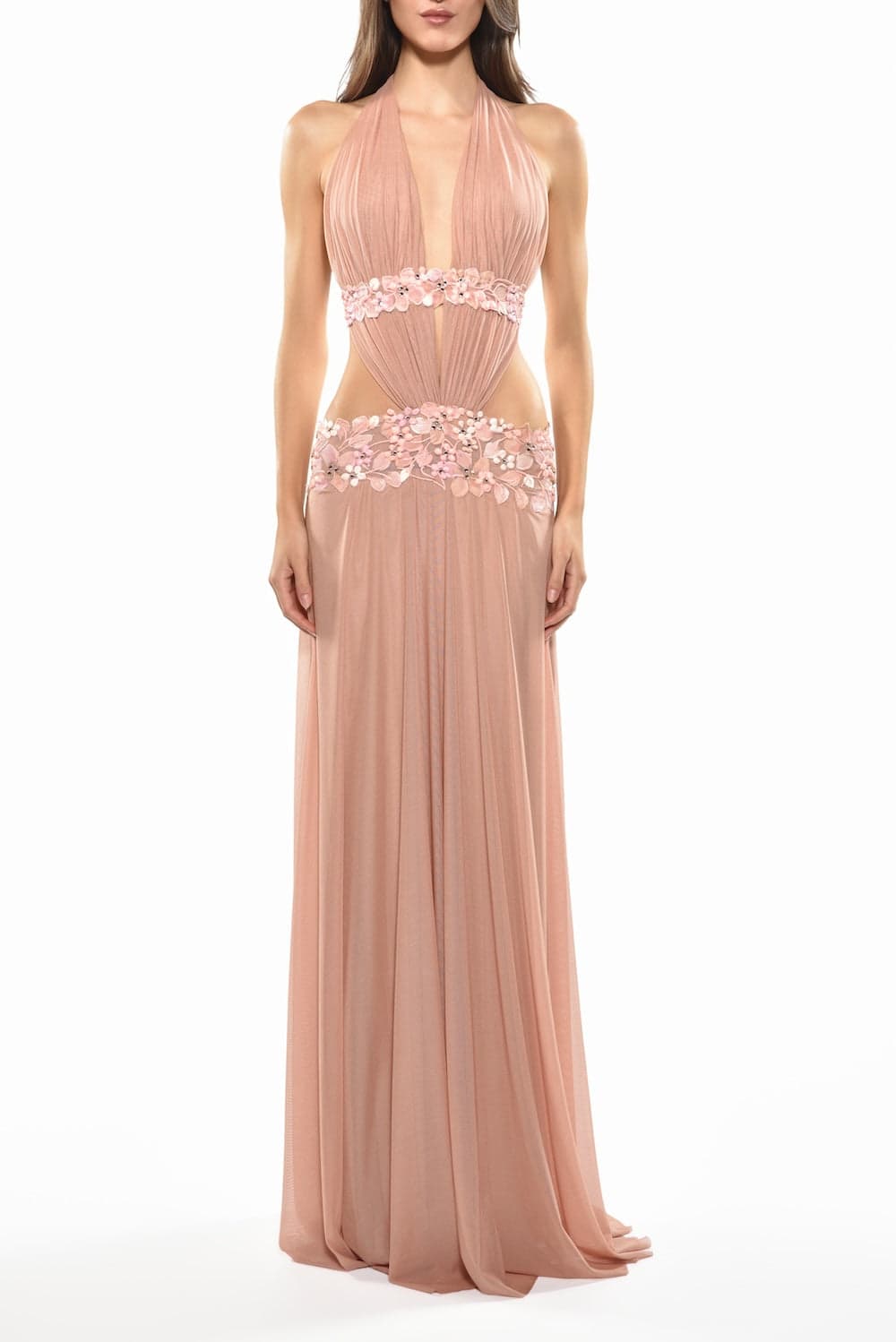 English Garden Halter Gown