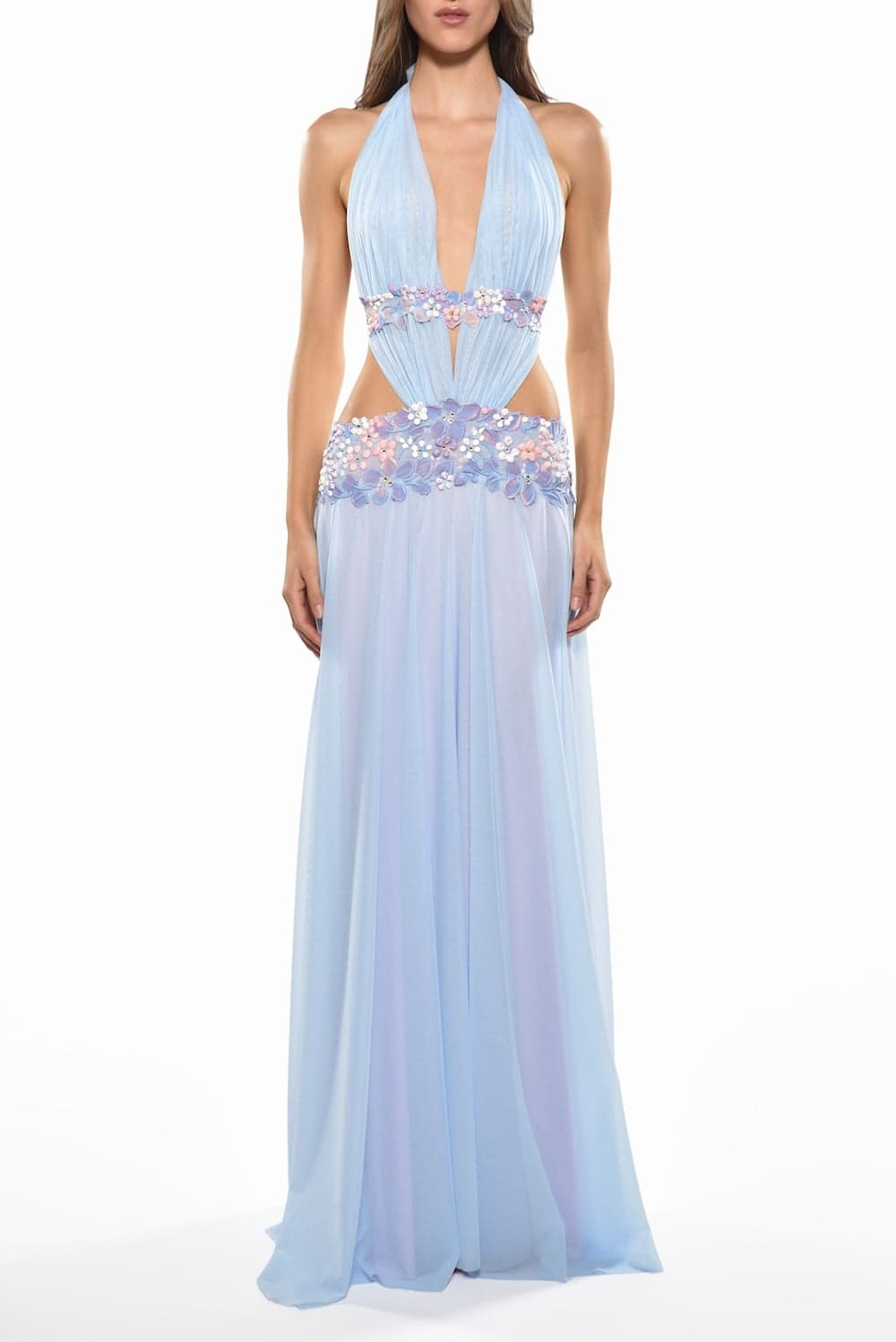 English Garden Halter Gown